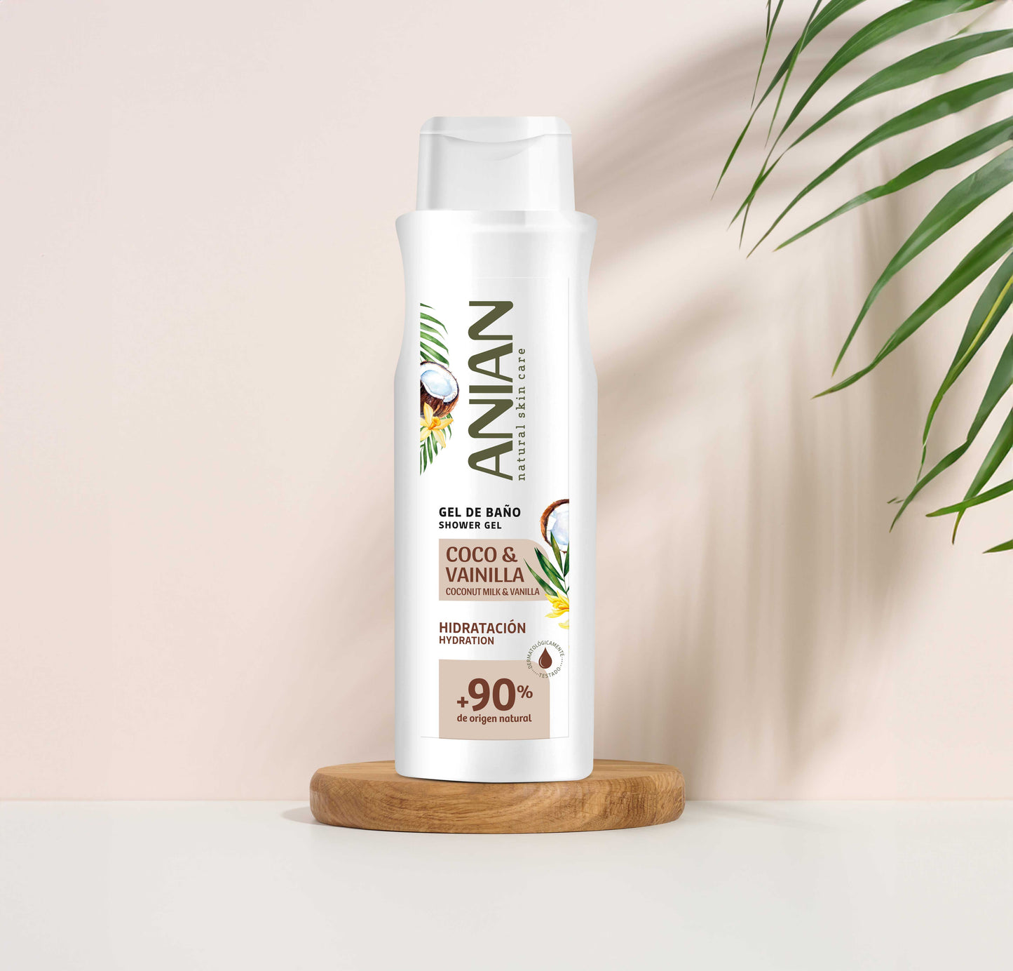 ANIAN - SHOWER GEL COCONUT MILK & VANILLA 750ML