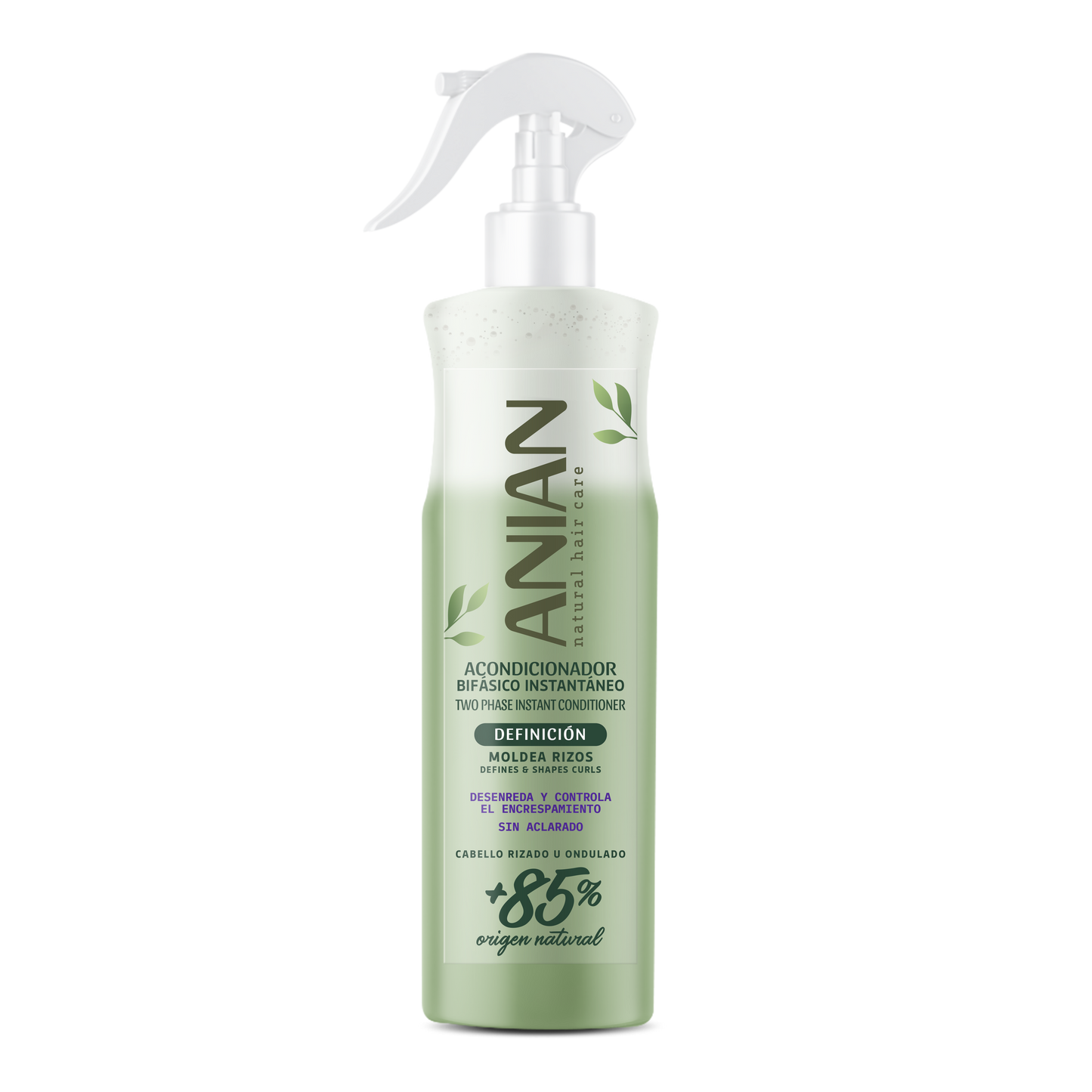 ANIAN - TWO PHASE INSTANT CONDITIONER DEFINES & SHAPES CURLS 400ML
