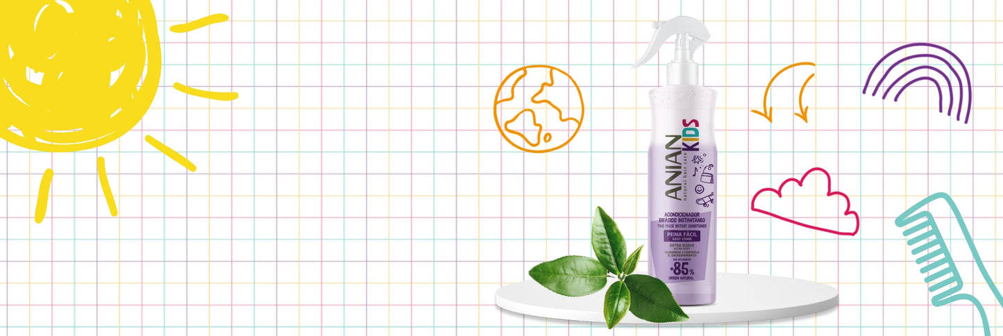 ANIAN - TWO PHASE INSTANT CONDITIONER EASY COMBS KIDS 400ML