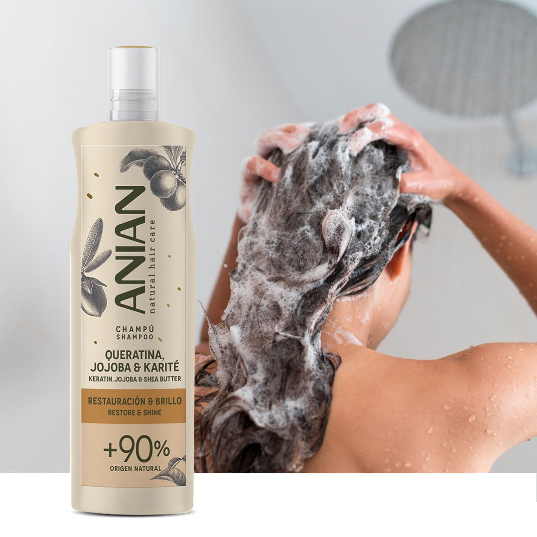 ANIAN - SHAMPOO KERATINA, JOJOBA & SHIA BUTTER 400ML