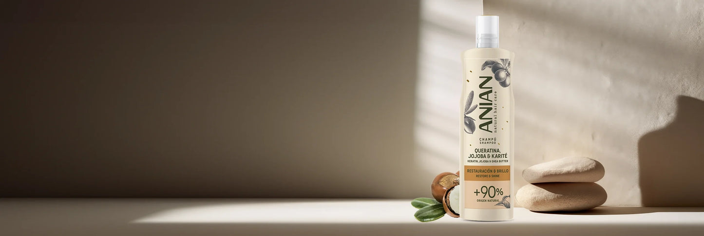 ANIAN - SHAMPOO KERATINA, JOJOBA & SHIA BUTTER 400ML