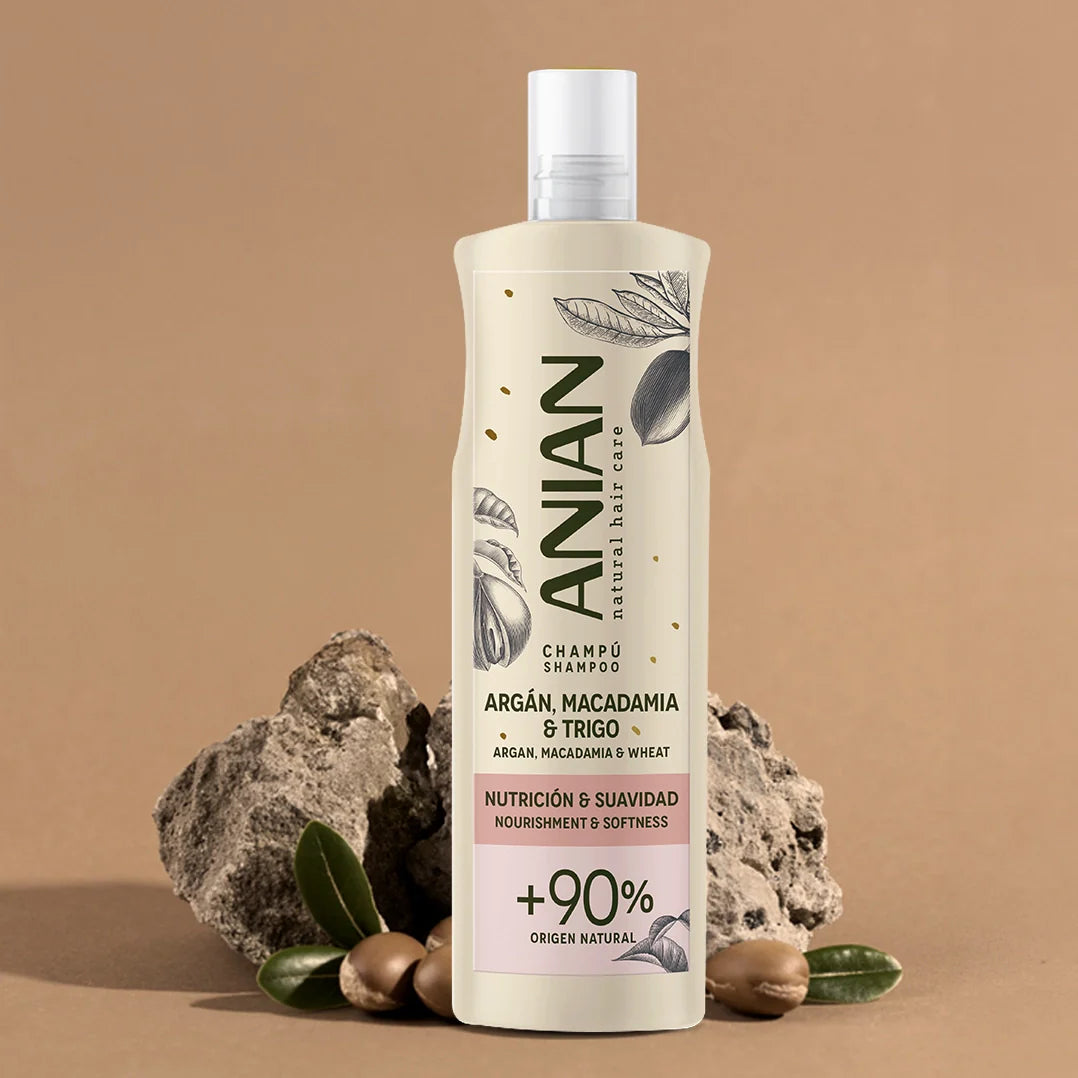 ANIAN - SHAMPOO MACADAMIA, ARGAN & WHEAT 400ML