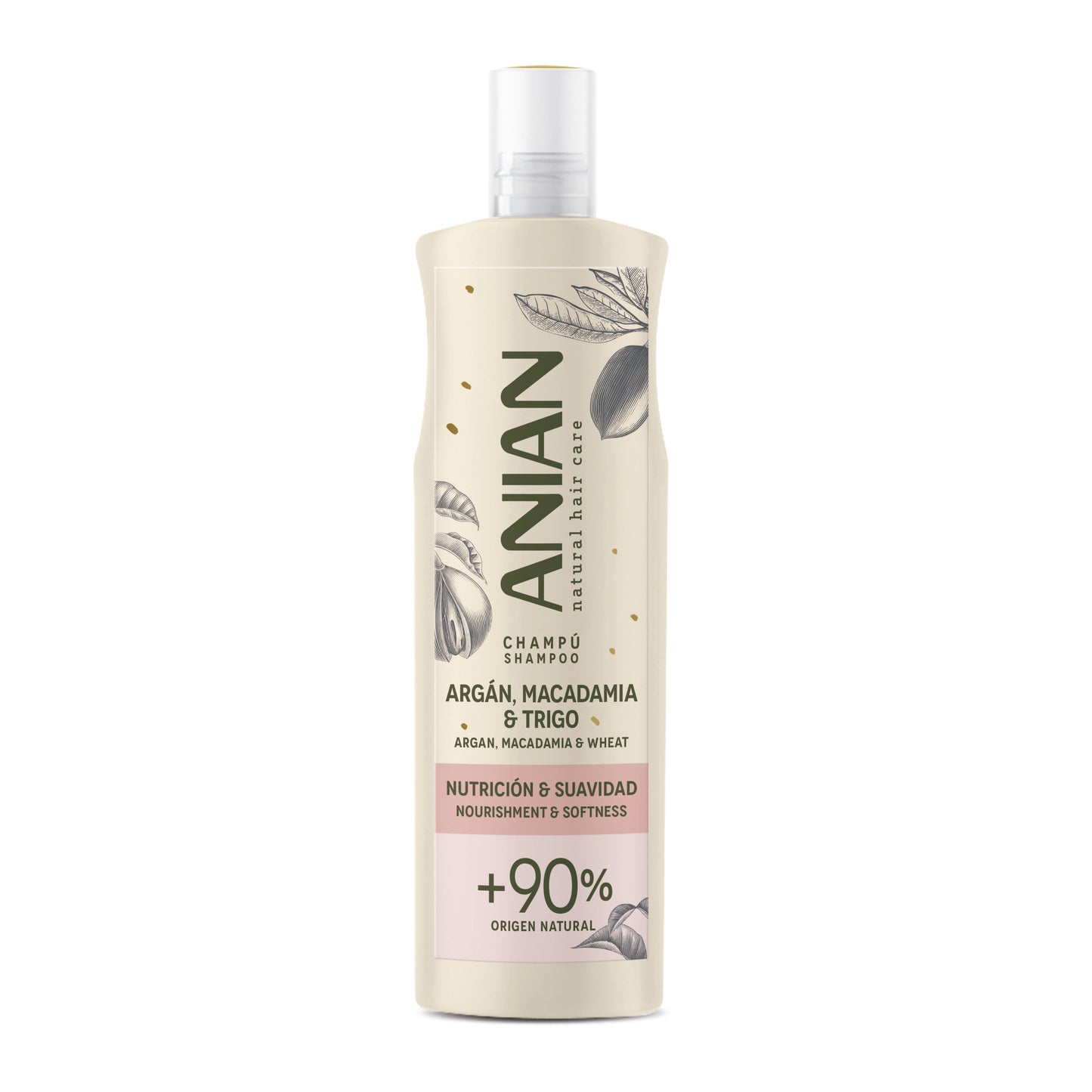 ANIAN - SHAMPOO MACADAMIA, ARGAN & WHEAT 400ML