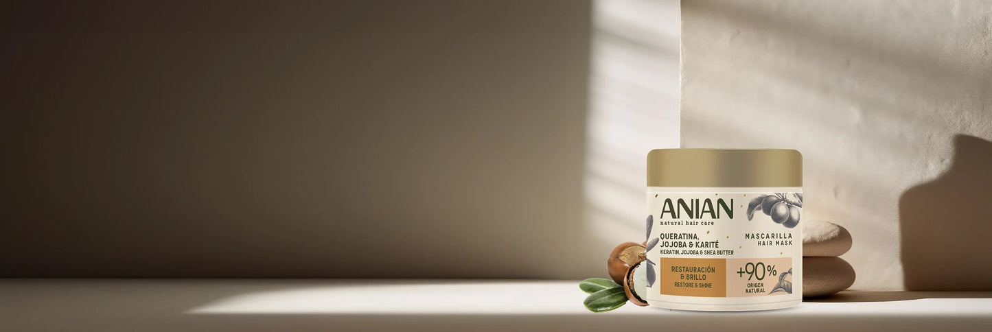 ANIAN - HAIR MASK KERATINE, JOJOBA & SHEA BUTTER 350ML