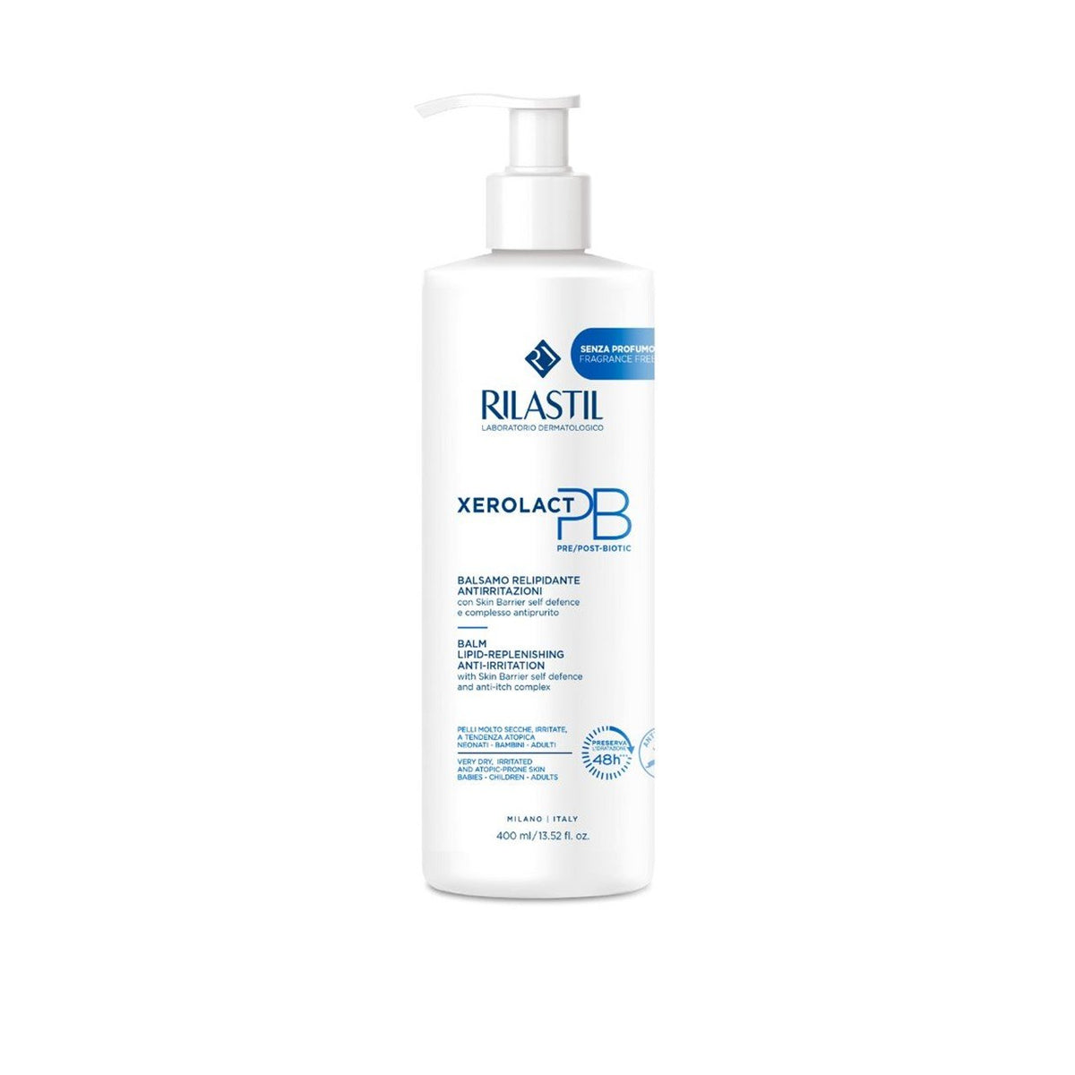 RILASTIL - Xerolact PB balm lipid replenishing anti-irritation 400ml