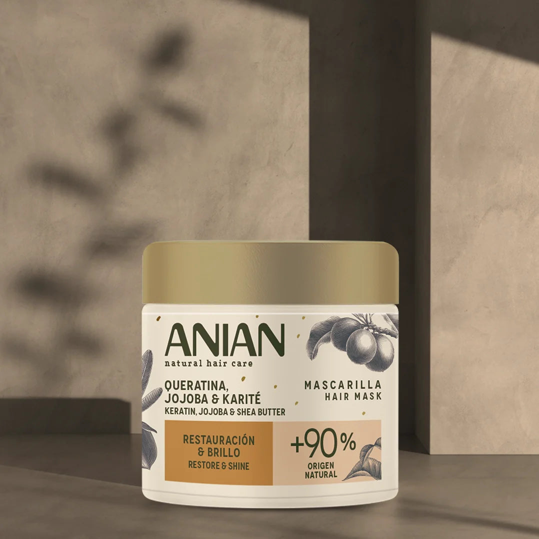 ANIAN - HAIR MASK KERATINE, JOJOBA & SHEA BUTTER 350ML